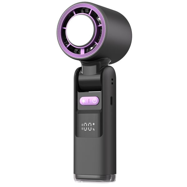 Turbos Chilled Ice Sensation: Cold Fan, Super Mini Turbos Speed Fan, USB Powered Digital Display for Outdoor Camping and Travel. - Image 10