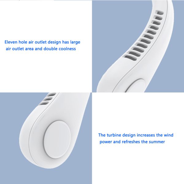 Hanging Neck Fan Portable Cooling Fan - Image 3